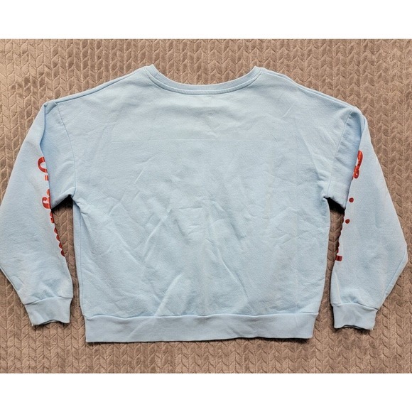 Original Disney Mickey Mouse Sweatshirt Womens Size 2XL Sky Blue - Picture 7 of 8
